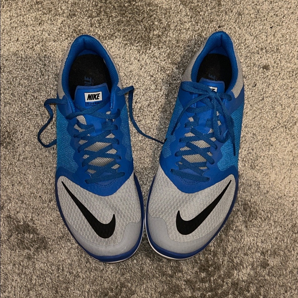 Nike Blue and Gray Athletic Shoes (Nike running fitsole) never worn